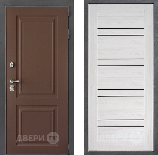 Входная металлическая Дверь Дверной континент ДК-3/729 ФЛ-49 Сосна белая в Электроуглях