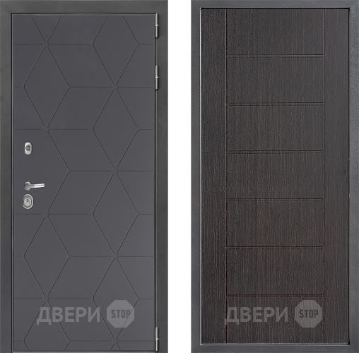 Входная металлическая Дверь Дверной континент ДК-3/744 ФЛ-Лайн Венге в Электроуглях