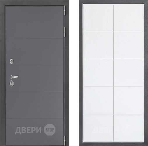 Входная металлическая Дверь Дверной континент ДК-3/649 ФЛ-Кватро Белое дерево в Электроуглях