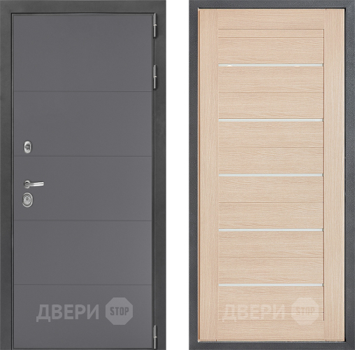 Входная металлическая Дверь Дверной континент ДК-3/649 ФЛ-46 Капучино в Электроуглях