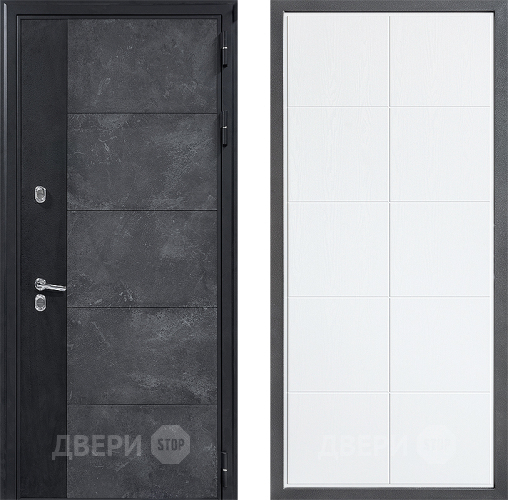 Дверь Дверной континент ДК-15 Бетон ТЕРМО ФЛ-Кватро Белое дерево в Электроуглях