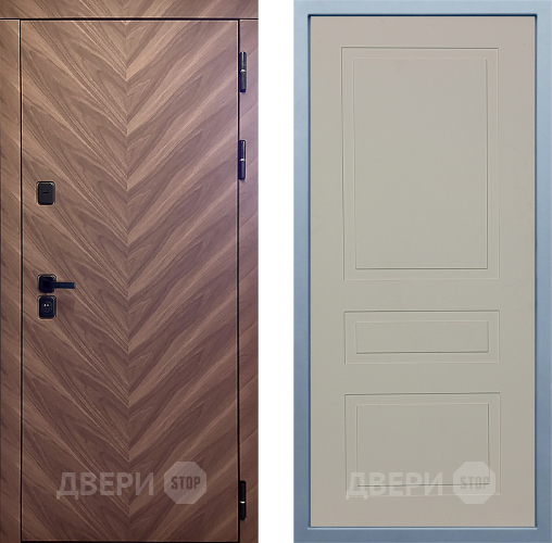 Входная металлическая Дверь Дива МД-98 Н-7 Шампань в Электроуглях