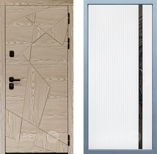 Входная металлическая Дверь Дива МД-97/1 МХ-46 Белый матовый в Электроуглях