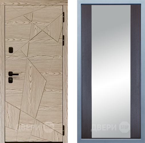 Входная металлическая Дверь Дива МД-97/1 Д-15 Зеркало Венге в Электроуглях