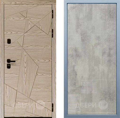 Входная металлическая Дверь Дива МД-97/1 Д-4 Бетон темный в Электроуглях