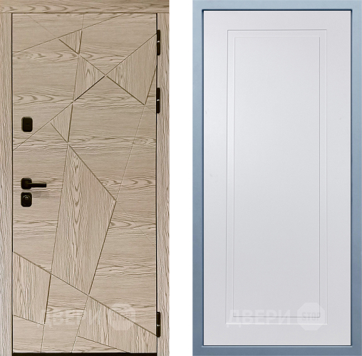 Входная металлическая Дверь Дива МД-97/1 Н-10 Белый в Электроуглях