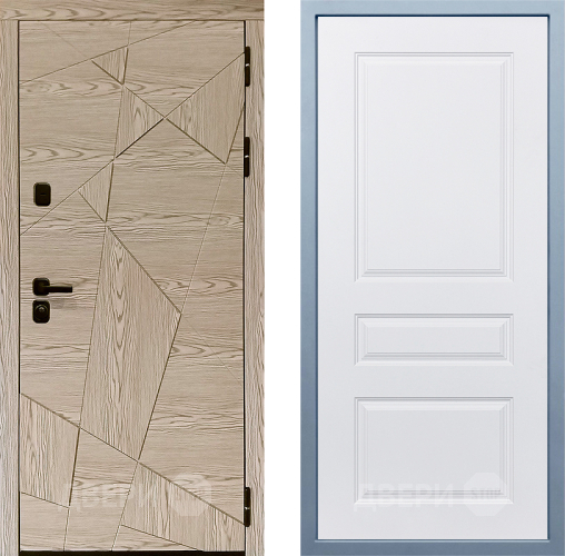 Входная металлическая Дверь Дива МД-97/1 Д-13 Белый в Электроуглях