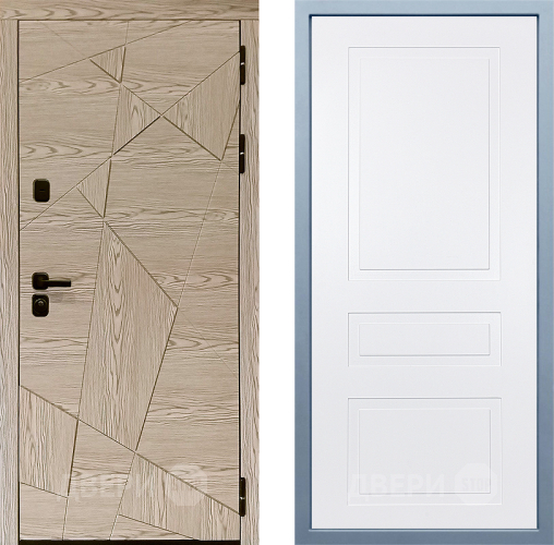 Входная металлическая Дверь Дива МД-97/1 Н-13 Белый в Электроуглях