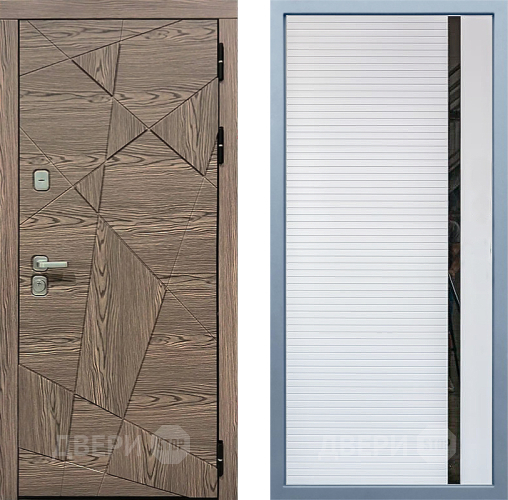 Входная металлическая Дверь Дива МД-97/2 МХ-45 Белый матовый в Электроуглях