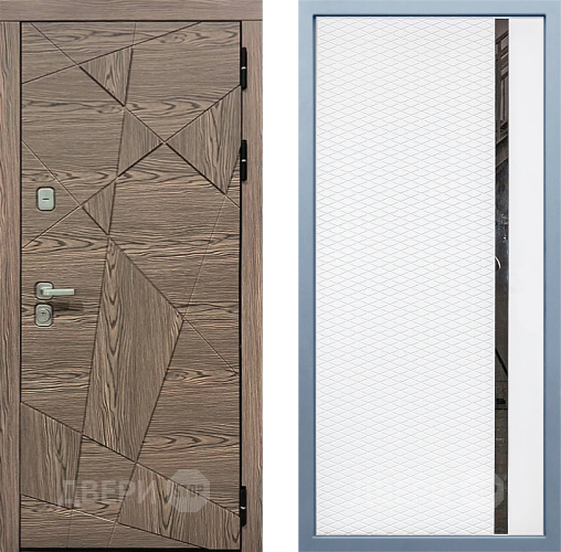 Входная металлическая Дверь Дива МД-97/2 МХ-47 Белый матовый в Электроуглях