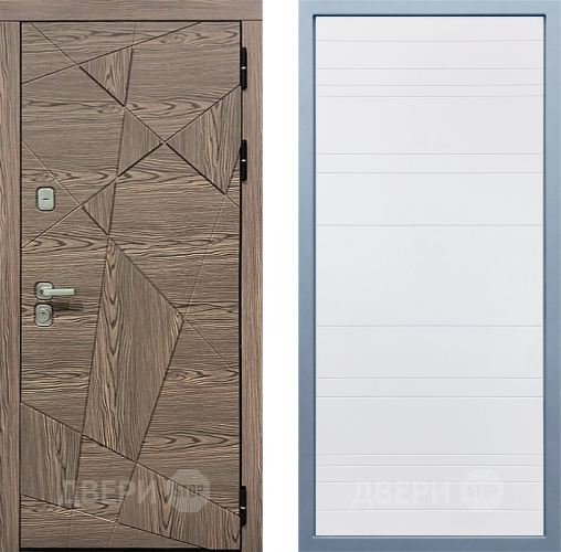 Входная металлическая Дверь Дива МД-97/2 Д-5 Белый в Электроуглях