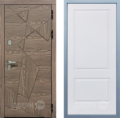 Входная металлическая Дверь Дива МД-97/2 Д-7 Белый в Электроуглях