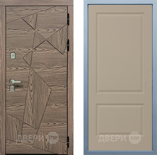 Входная металлическая Дверь Дива МД-97/2 Д-7 Шампань в Электроуглях