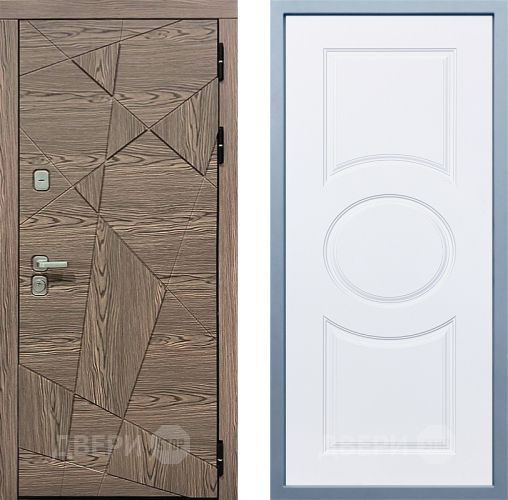 Входная металлическая Дверь Дива МД-97/2 Д-8 Белый в Электроуглях