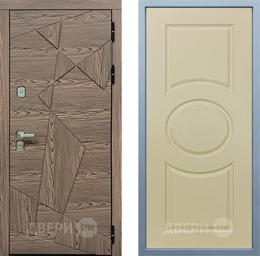 Входная металлическая Дверь Дива МД-97/2 Д-8 Шампань в Электроуглях
