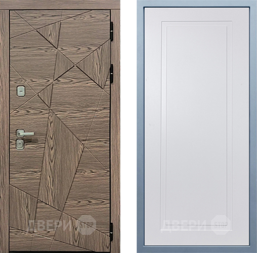 Входная металлическая Дверь Дива МД-97/2 Н-10 Белый в Электроуглях