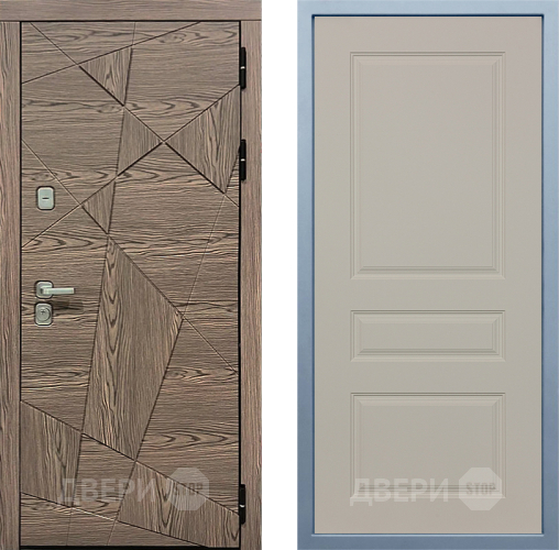 Входная металлическая Дверь Дива МД-97/2 Д-13 Шампань в Электроуглях