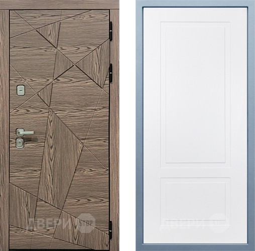 Входная металлическая Дверь Дива МД-97/2 Н-7 Белый в Электроуглях