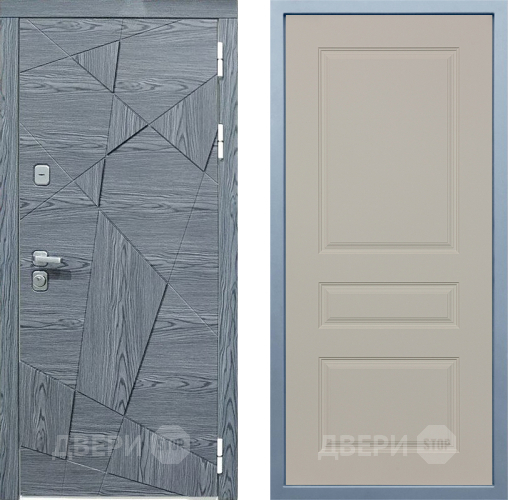 Входная металлическая Дверь Дива МД-97/3 Д-13 Шампань в Электроуглях