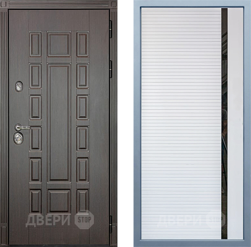 Входная металлическая Дверь Дива МД-38 МХ-45 Белый матовый в Электроуглях