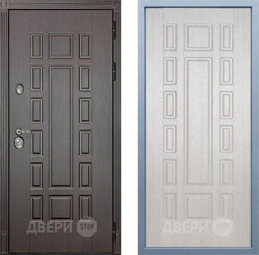 Входная металлическая Дверь Дива МД-38 М-2 Дуб филадельфия крем в Электроуглях