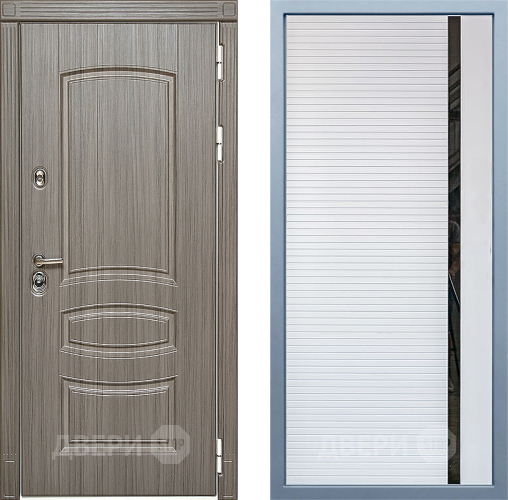 Входная металлическая Дверь Дива МД-42 МХ-45 Белый матовый в Электроуглях