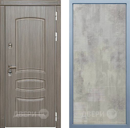 Входная металлическая Дверь Дива МД-42 Д-4 Бетон темный в Электроуглях