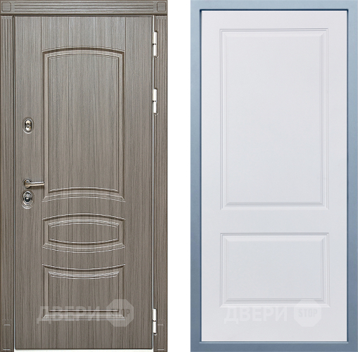 Входная металлическая Дверь Дива МД-42 Д-7 Белый в Электроуглях