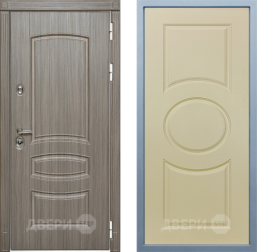 Входная металлическая Дверь Дива МД-42 Д-8 Шампань в Электроуглях