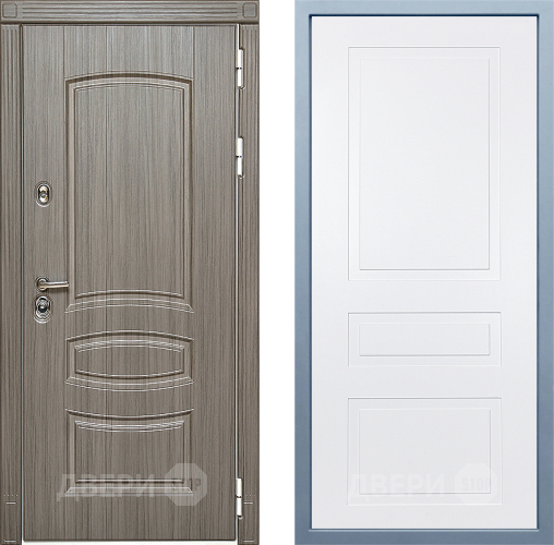 Входная металлическая Дверь Дива МД-42 Н-13 Белый в Электроуглях