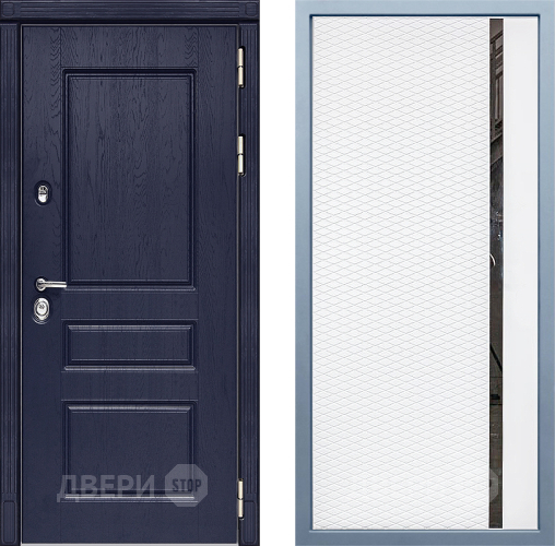 Входная металлическая Дверь Дива МД-45 МХ-47 Белый матовый в Электроуглях