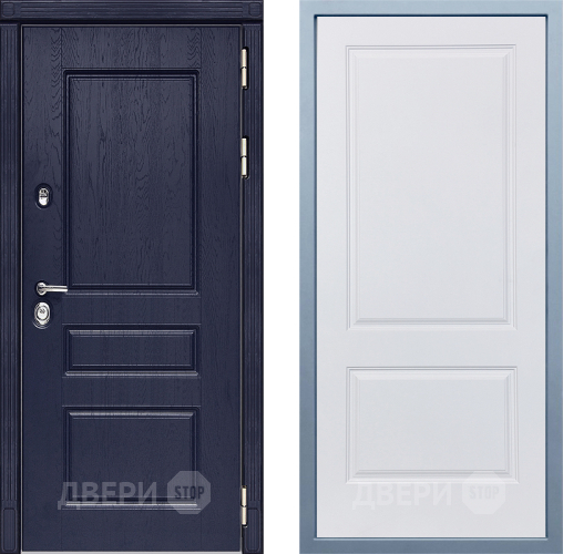 Входная металлическая Дверь Дива МД-45 Д-7 Белый в Электроуглях