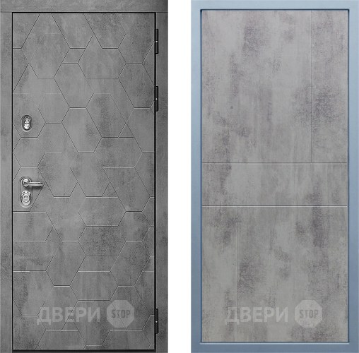 Входная металлическая Дверь Дива МД-51 М-1 Бетон темный в Электроуглях