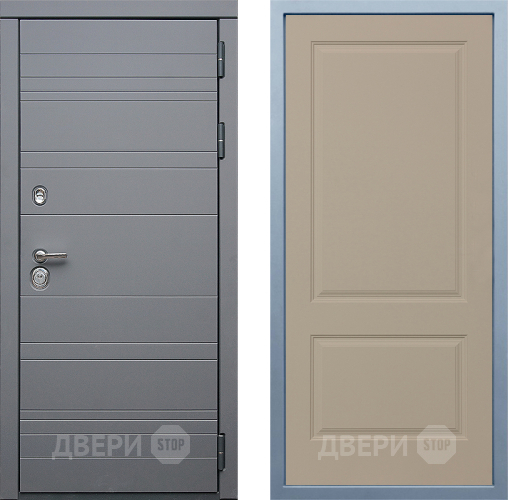 Входная металлическая Дверь Дива МД-39 Д-7 Шампань в Электроуглях