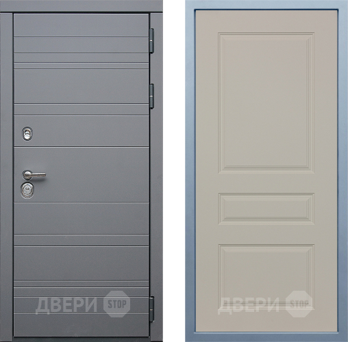 Входная металлическая Дверь Дива МД-39 Д-13 Шампань в Электроуглях