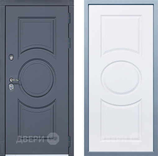 Входная металлическая Дверь Дива МХ-30 STR Д-8 Белый в Электроуглях