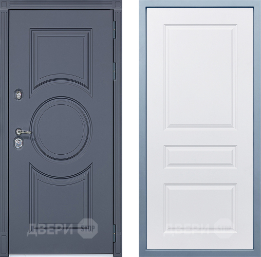 Входная металлическая Дверь Дива МХ-30 STR Д-13 Белый в Электроуглях