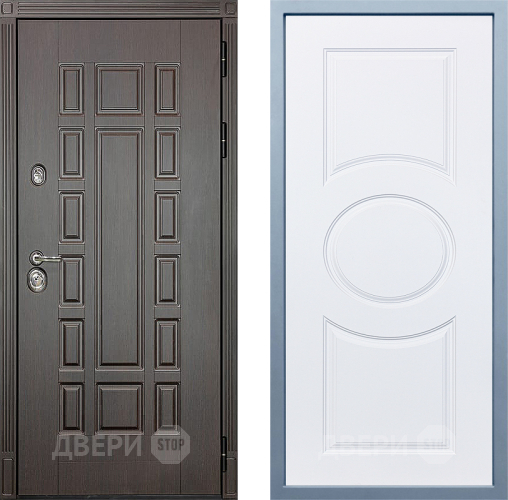 Входная металлическая Дверь Дива МХ-53 STR Д-8 Белый в Электроуглях