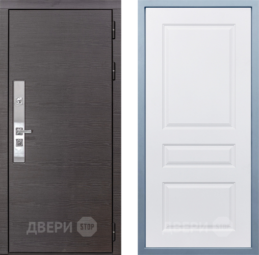 Входная металлическая Дверь Дива МХ-39 STR Д-13 Белый в Электроуглях