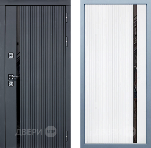 Входная металлическая Дверь Дива МХ-46 STR МХ-46 Белый матовый в Электроуглях