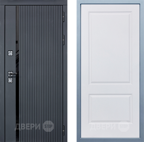 Входная металлическая Дверь Дива МХ-46 STR Д-7 Белый в Электроуглях