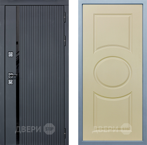 Входная металлическая Дверь Дива МХ-46 STR Д-8 Шампань в Электроуглях