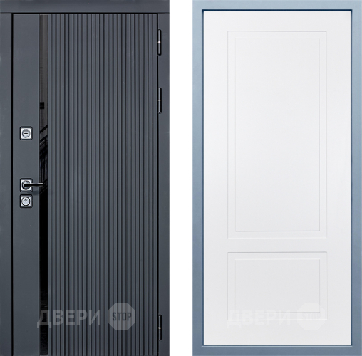 Входная металлическая Дверь Дива МХ-46 STR Н-7 Белый в Электроуглях