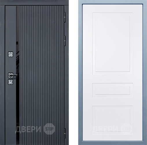 Входная металлическая Дверь Дива МХ-46 STR Н-13 Белый в Электроуглях