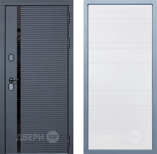 Входная металлическая Дверь Дива МХ-45 STR Д-5 Белый в Электроуглях