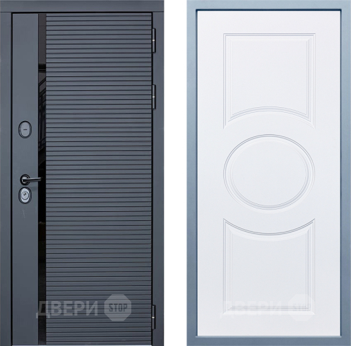 Входная металлическая Дверь Дива МХ-45 STR Д-8 Белый в Электроуглях