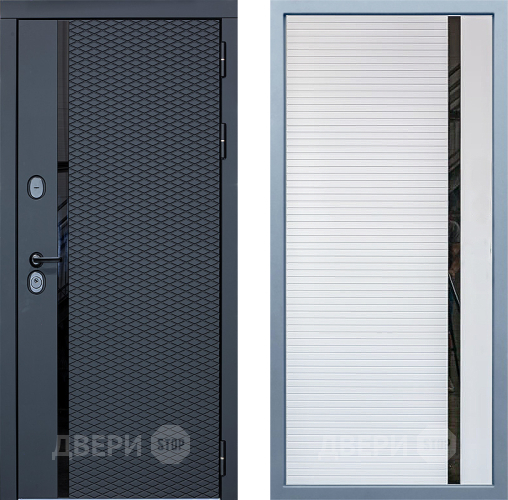 Входная металлическая Дверь Дива МХ-47 STR МХ-45 Белый матовый в Электроуглях