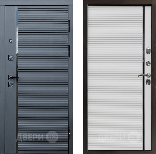 Входная металлическая Дверь Престиж Черная Линия Porte Белый в Электроуглях