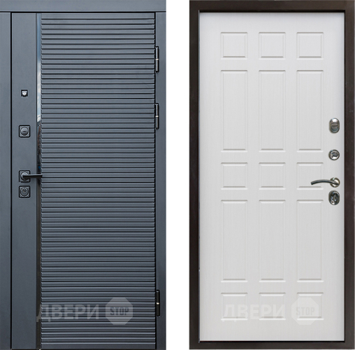 Дверь Престиж Черная Линия Спарта Лиственница белая в Электроуглях