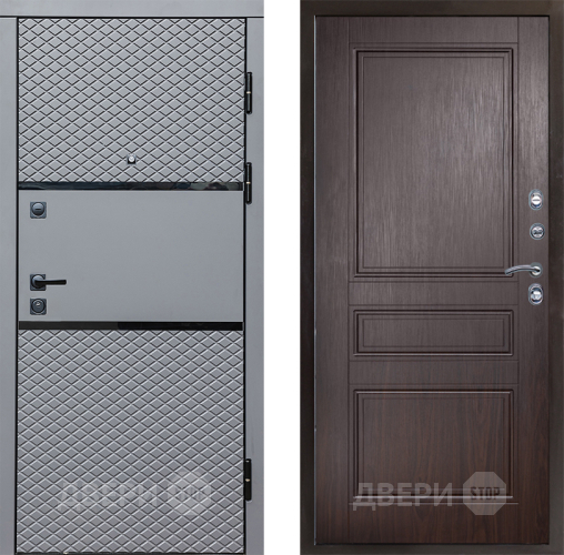 Входная металлическая Дверь Престиж Ромб Классика Венге в Электроуглях
